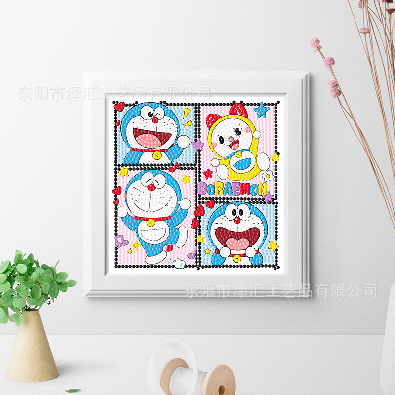 Nuevos niños 5d educativos rhinestone pintura hecha a mano DIY diamante pintura juguete creativo dibujos animados princesa serie image 29