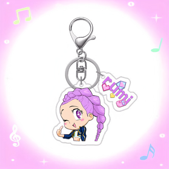 Kpop ハンターウィッチグループルミゾイミラ秦宇周辺かわいいアクリルキーホルダー学生スクールバッグペンダント|undefined