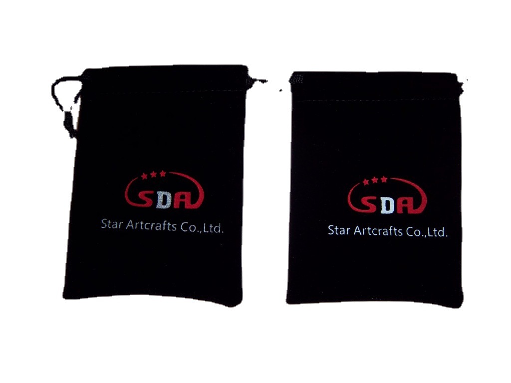 电子产品包装绒布袋 绒布束口袋 抽绳绒布袋