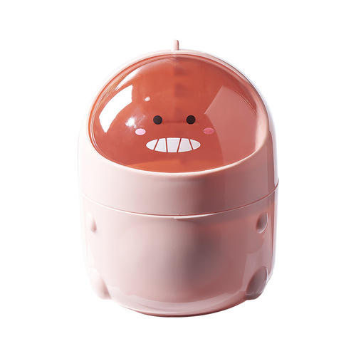 Desktop trash can cute small mini table dining table desk desk home living room coffee table creative with lid