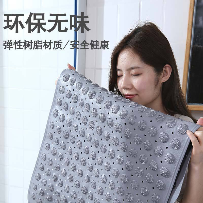 In-Stock Pvc Bathroom Non-Slip Mat, Anti-Fall Hotel Bathroom Massage Floor Mat, Thickened Foot Mat, Water-Resistant, Eco-Friendly, Odorless