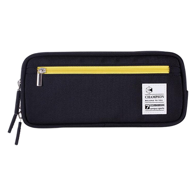 Caja de lápices de estudiante de escuela primaria y secundaria coreana impresión personalizada Caja de lápices de estudiante multifuncional de doble capa de gran capacidad