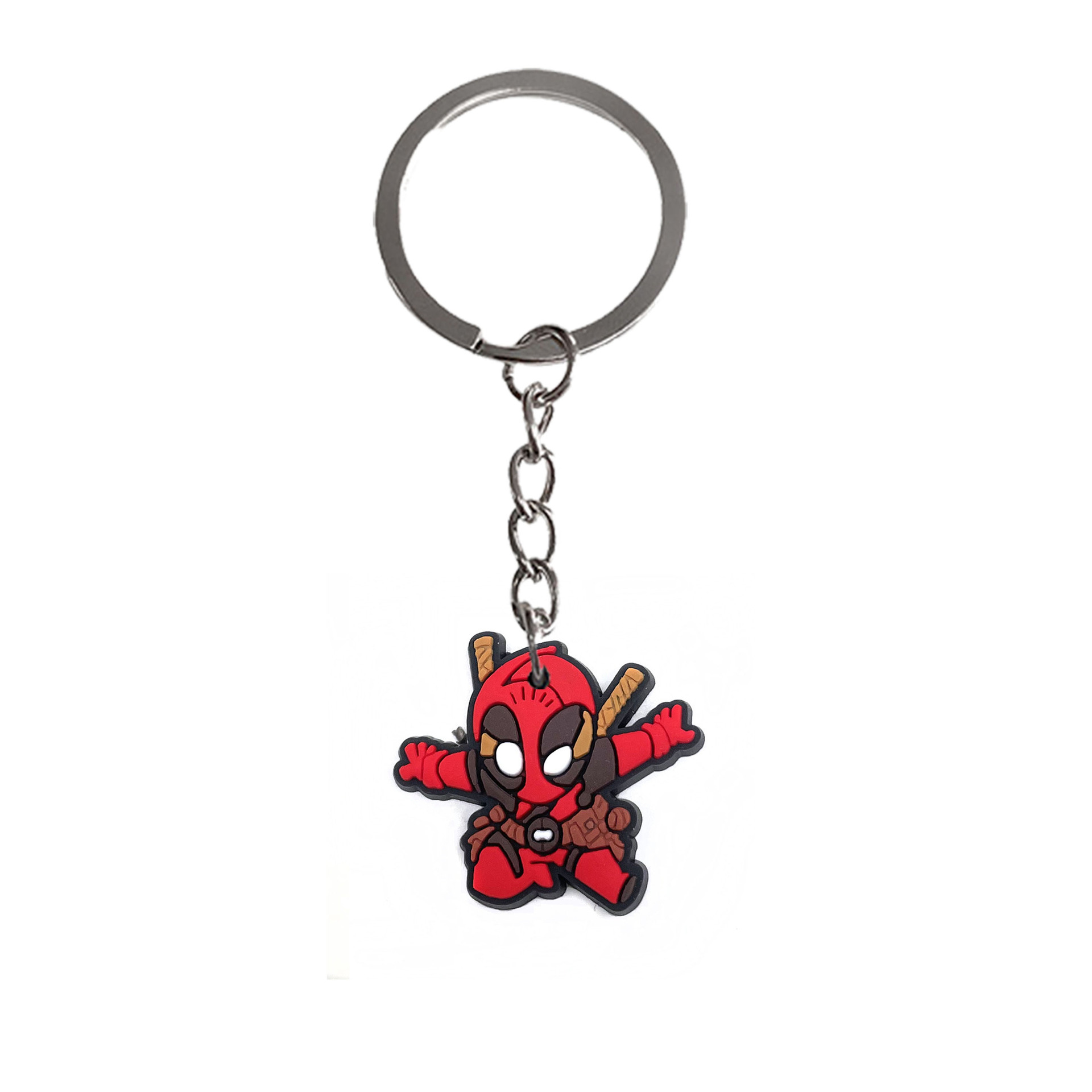 Spider-Man llavero adornos PVC de goma suave llavero accesorios DIY llavero pequeño regalo llavero colgante