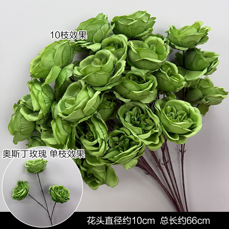 Nueva boda simulación de flores verdes flores de techo flores de boda flores de diseño de flores falsas flores de hojas verdes