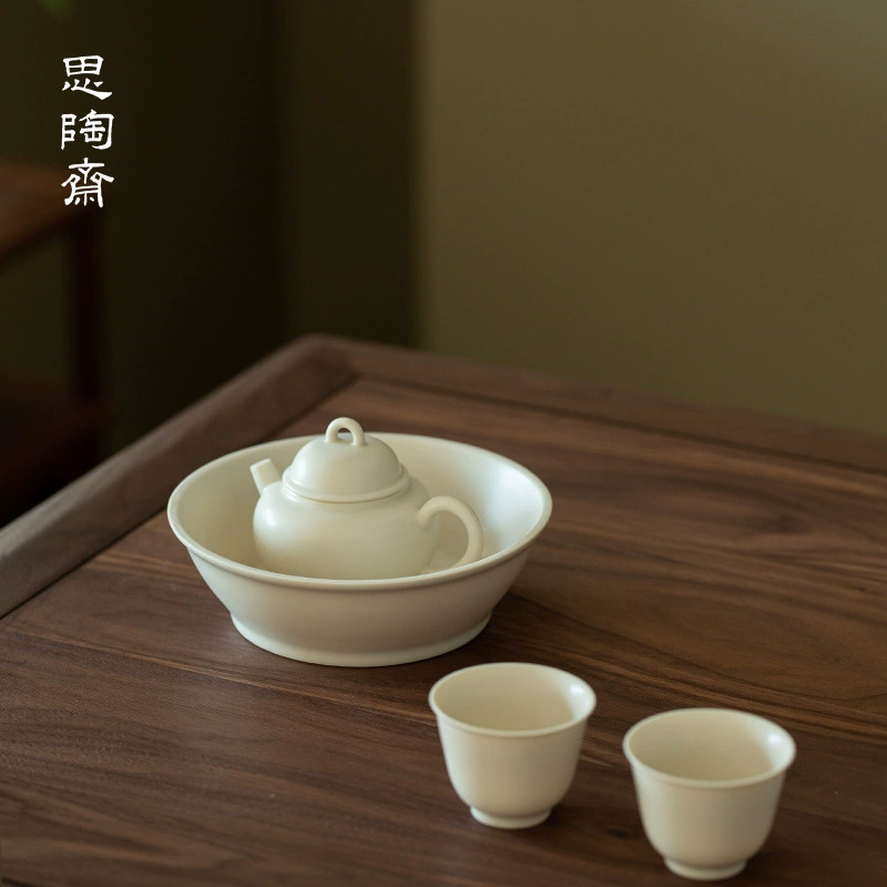 Синяя Чайник Modern ceramic teapot for home use, simple and elegant design, wholesale