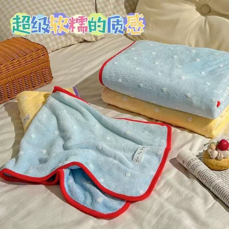 Ins Creative Snowflake Dot Towel Face Towel Student Dormitory Cleaning Face Bath Towel Household Absorbent Towel