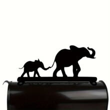 跨境专供1 件大象与小象铁艺剪影邮箱装饰敦煌沃尔玛wish一件代发