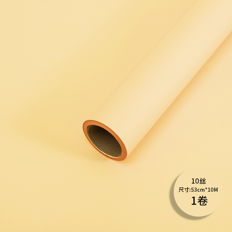 Red popular 10 seda coreana papel de estilo amor mate niebla papel esmaltado espesado impermeable duro florista de papel de envoltura