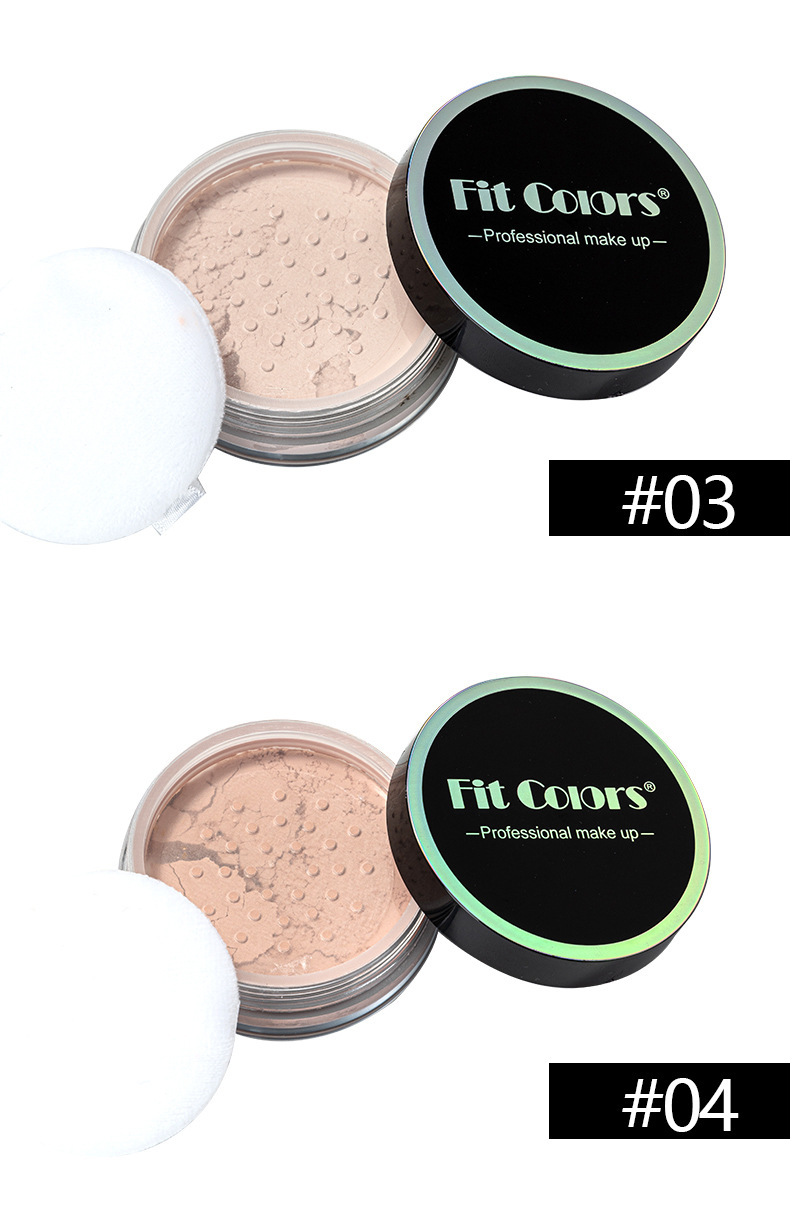 Elegant Style Letter Plastic Loose Powder