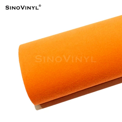 Guide velvet color change film: Automotive Film - 135-15m-velvet-orange