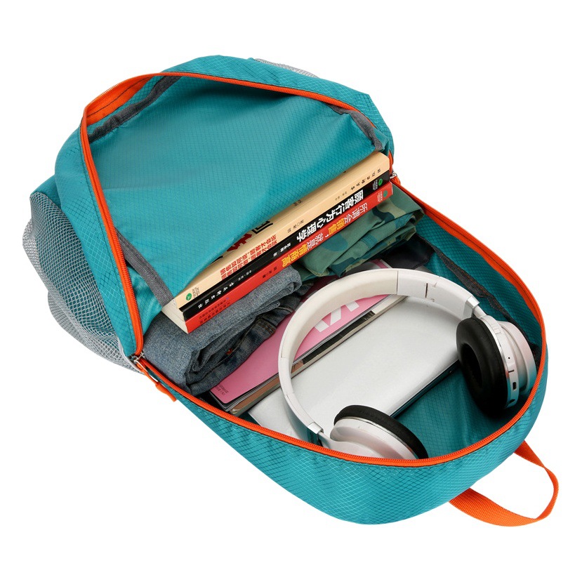 Transfronterizo 2022 nueva mochila de deportes al aire libre plegable mochila de viaje ligero impermeable bolsa de piel de regalo