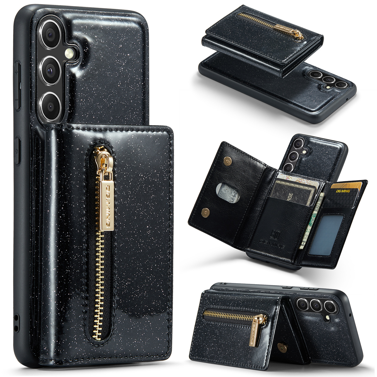 M3 per Samsung S20 FE due in uno borsa per schede flash custodia per cellulare S20 FE custodia protettiva con cerniera magnetica_voghion.com