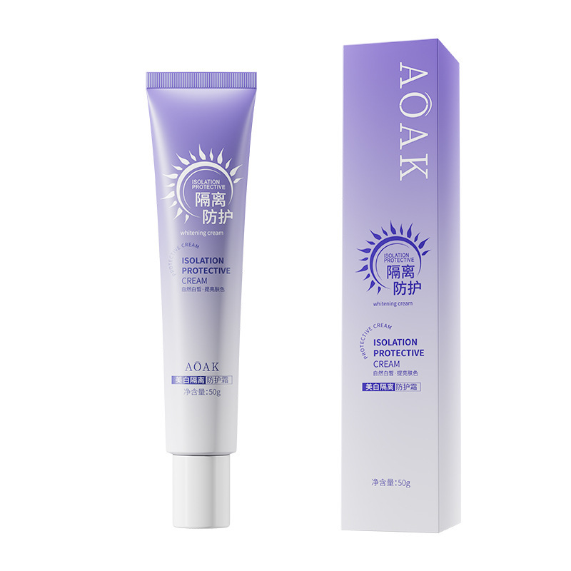 AOAK crema protectora de aislamiento de crema blanqueadora con sensación de agua