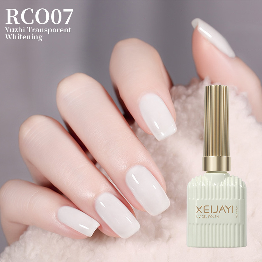 Esmalte de Gel Blanco Transparente de Secado, Capa de Sellado y Refuerzo para Salón de Uñas image 7