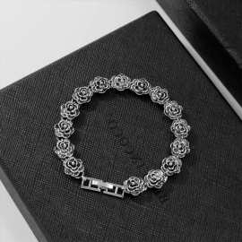 新款跨境速卖通手饰时尚复古锆石玫瑰花手链女配饰厂家批发