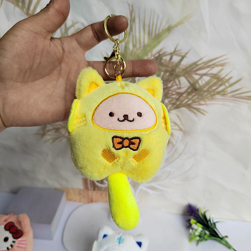 Popular Lollipop crossdressing Sanrio felpa colgante bolsa llavero adornos lindo boutique juguetes de peluche al por mayor