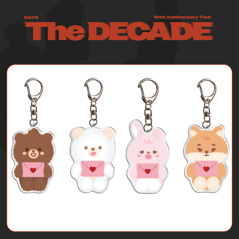 DAY6 《THE DECADE》快闪亚克力钥匙扣 挂机配饰周边|undefined