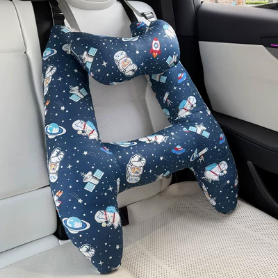 headrest car sleeping artifact car: Headrest - astronaut-neck-pillow-machine-washablecomfortable-and-breathable-55x70cm