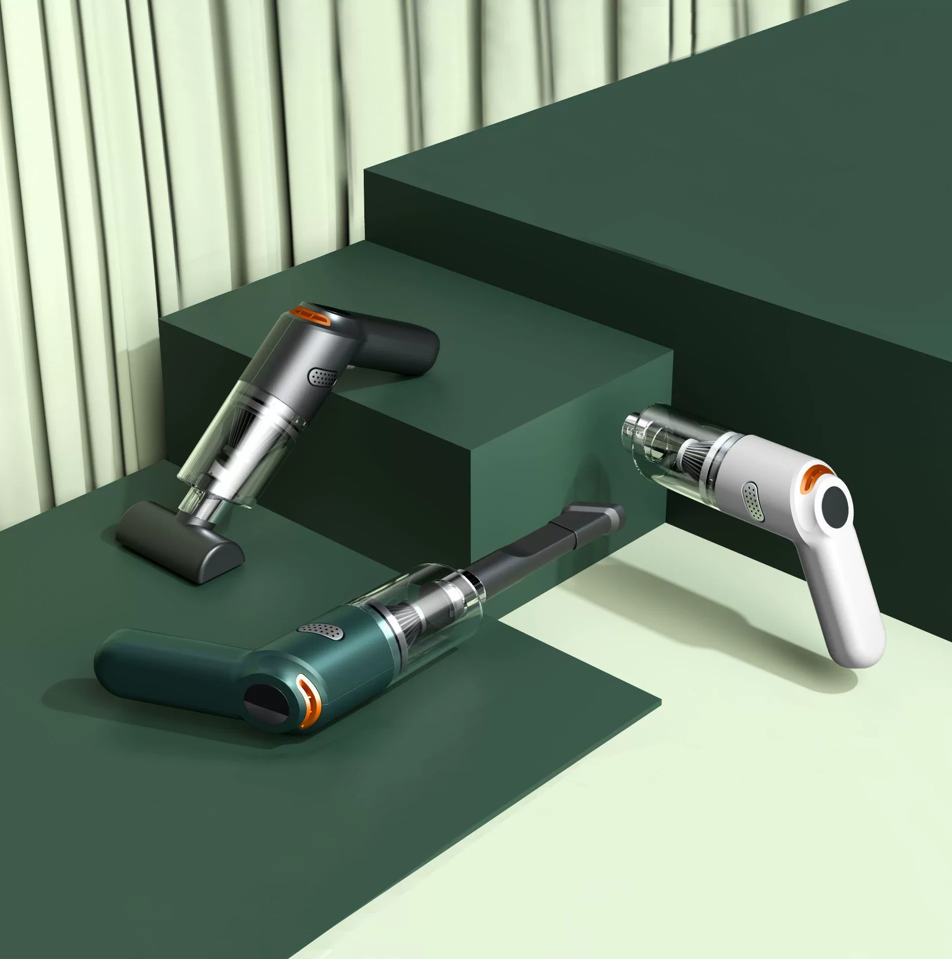 Wireless handheld small vacuum cleaner for car charging, high power