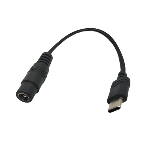New TYPE-C adapter 2.1mm TYPE-C to DC5.5*2.1 female mm power adapter short cable