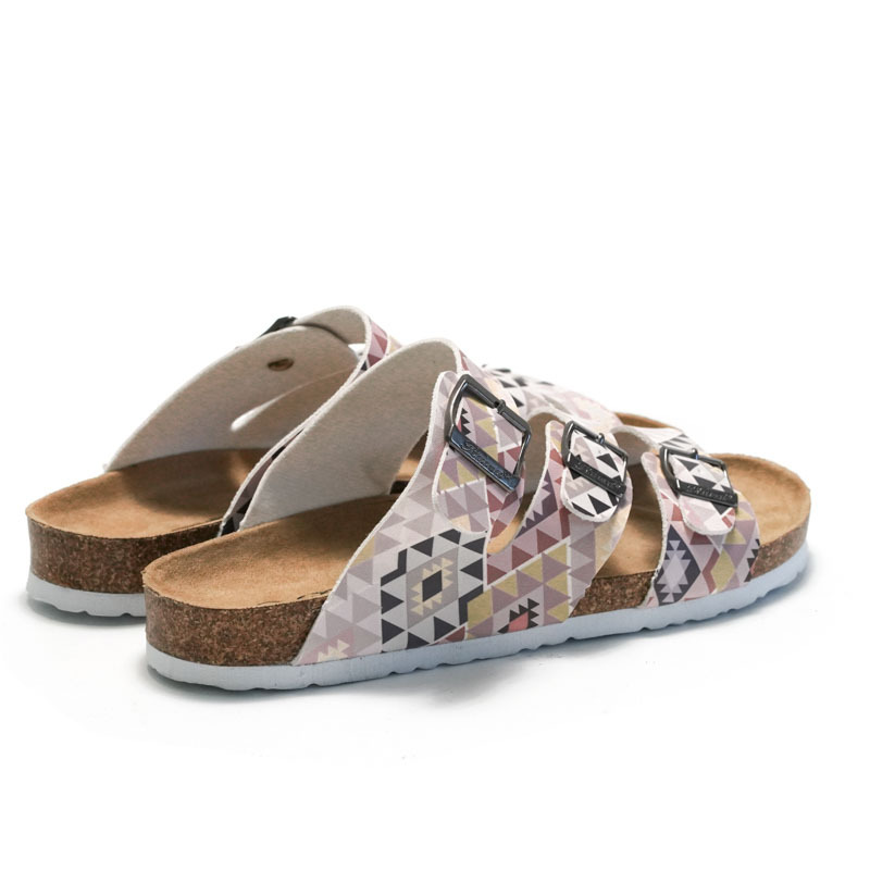 RuiZu 2025 Summer New Women's Cork Slippers Three-Strap Student Water Shoes Beach Sandals_voghion.com