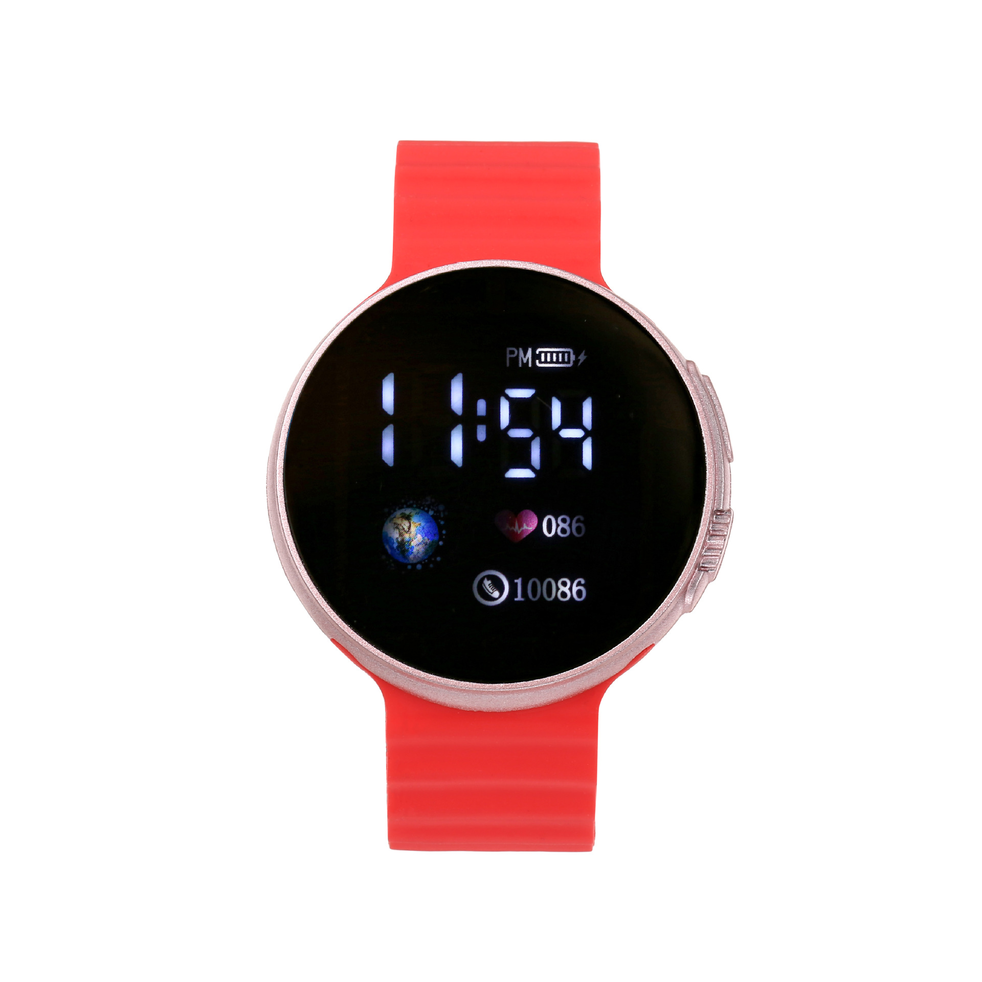 2024 nuevo reloj deportivo de color macarrón de la serie de la tierra de la serie de la tierra de la moda simple venta directa de fábrica al por mayor