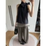 显瘦无袖挂脖辣妹背心