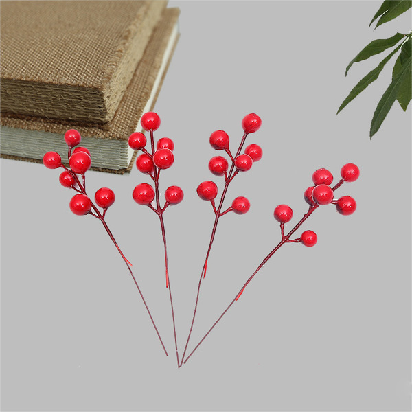 Simulation Red Fruit Purgatory Fruit Christmas Little Red Fruit…