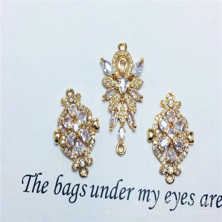 Retro accessories with zircon