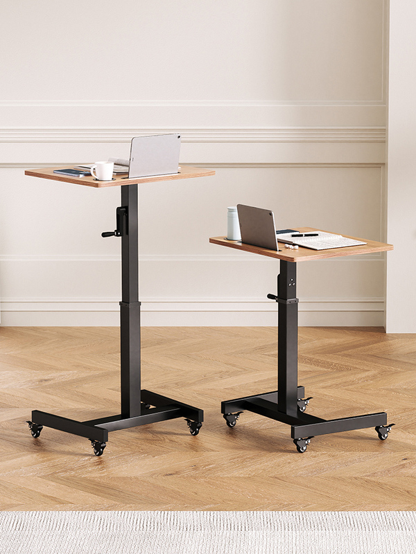 Lift Table Computer Table Mobile Desk Standing Table Home Study Desk Liftable Standing Workbench