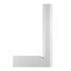 Dequ L-type woodworking carbon steel 90-degree knife edge angle ruler knife edge right angle ruler right angle measuring tool