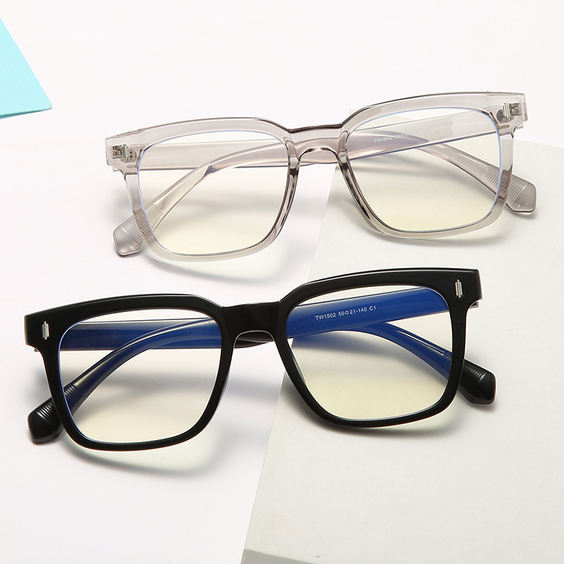 一件代发全框防蓝光眼镜个性潮流学生装饰眼镜光学眼镜架平光眼镜