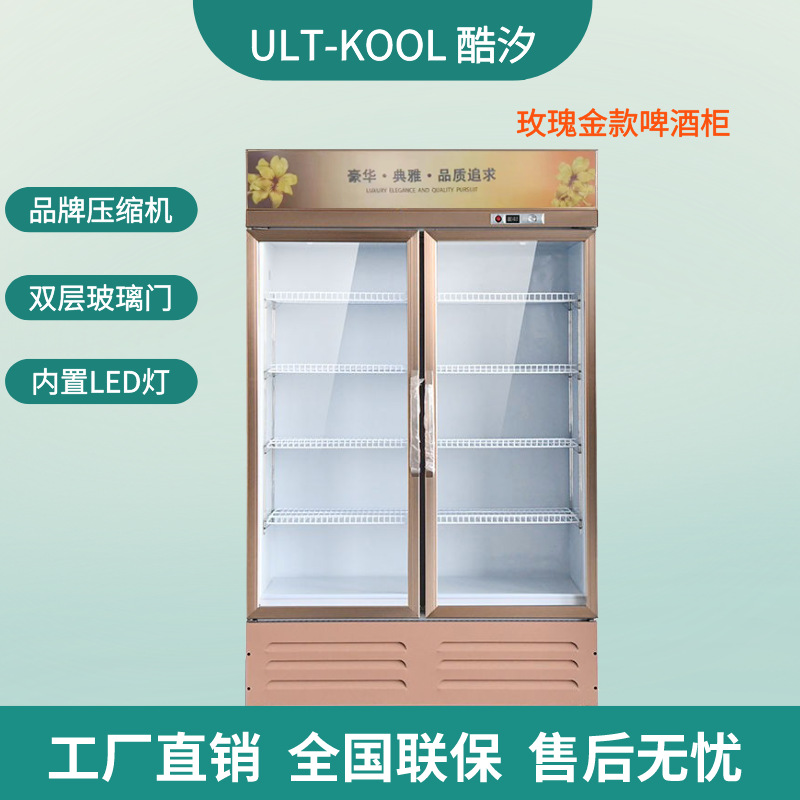 Enfriamiento directo comercial refrigerado por aire fresco-mantenimiento gabinete de bebidas refrigerador gabinete de cerveza almacenamiento de alimentos gabinete de cerveza vertical