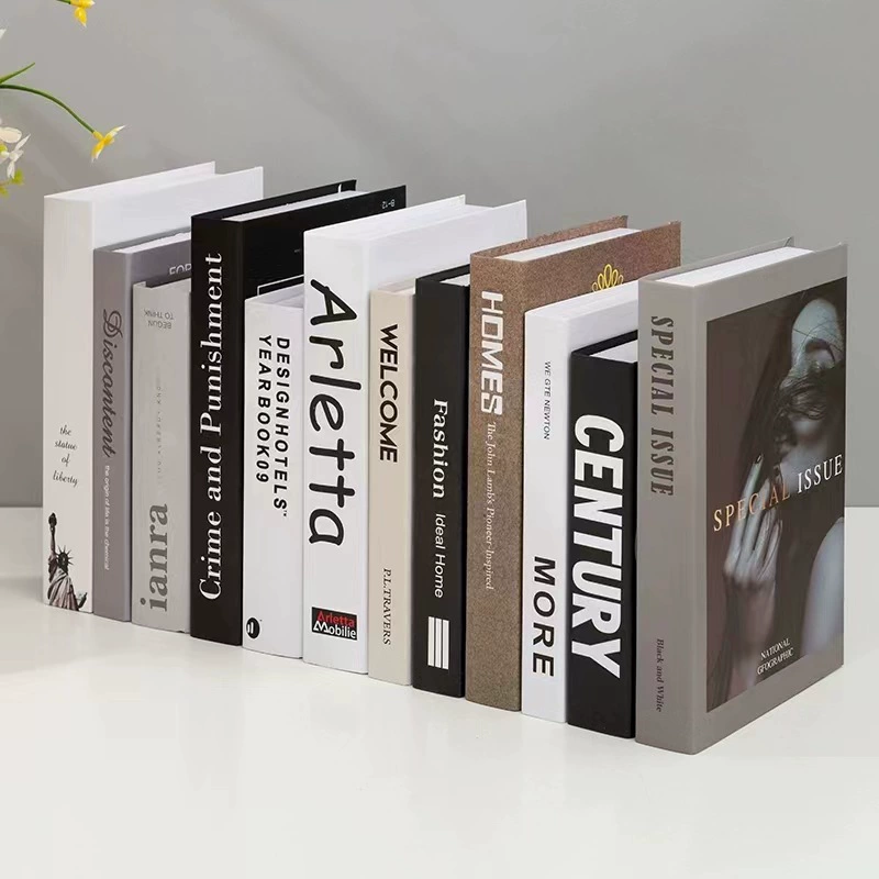 Простой современный скандинавский стиль поддельные книжные украшения имитация книжной коробки Фотографическая модель гостиной офисная книга украшения