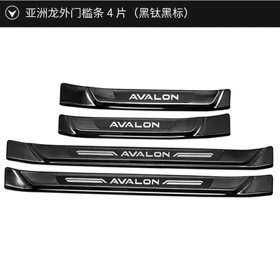 threshold strip rear guard plate | Dekorativ pedal başlıqları - sku07-asian-dragon-black-titanium-black-label-external-door-sill-strip-4-pieces