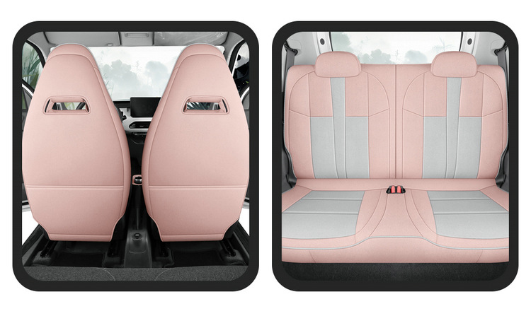 2024 Model 200Km Panda Knight Special Car Seat Cover Panda Mini Fabric Cartoon Seat Cushion Cover