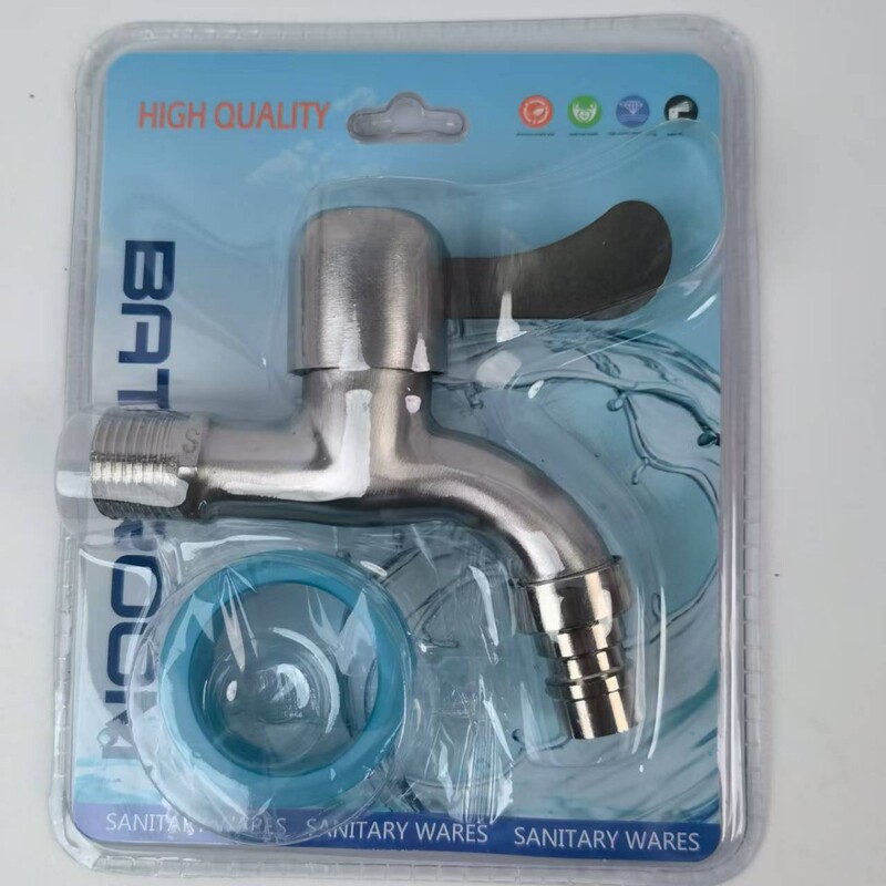 Cross-Border Jinbanglong 201 Faucet Tap Water Faucet 1 Inlet 1 Outlet Outdoor Anti-Freeze Anti-Theft Household 4-Point Water Spout