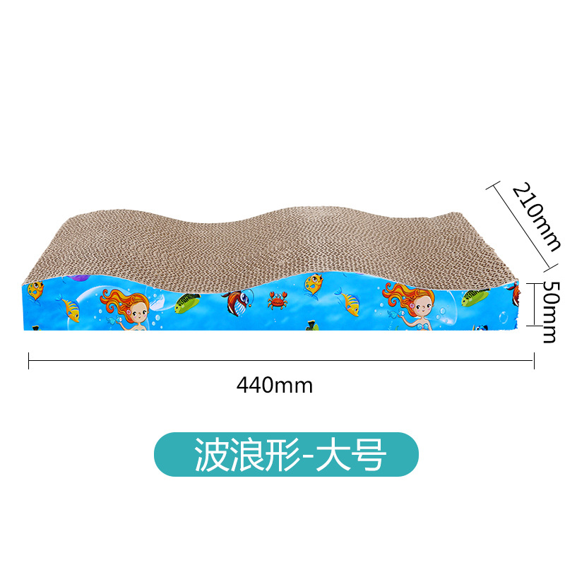 Juguetes para gatos, rascador para gatos, cama para gatos todo en uno, suministros duraderos y que no se desprenden, rascador de cartón corrugado para aliviar el estrés.