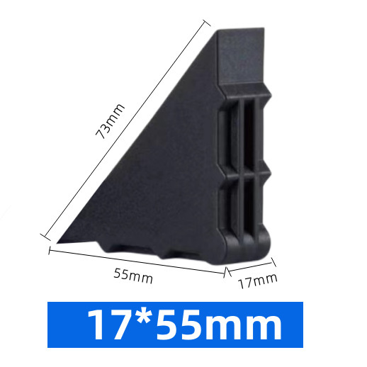 Embalaje de muebles triángulo anticolisión protección de esquina de plástico vidrio mármol protección de esquina de plástico fabricante