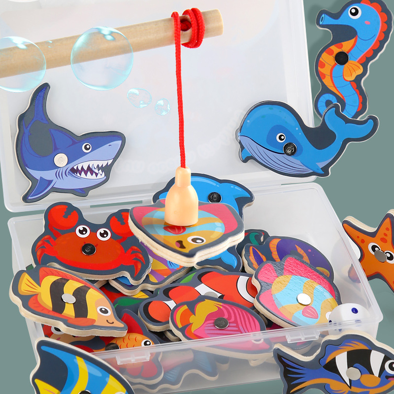 Juguetes de pesca de batalla para niños traje de pesca magnética niño bebé diversión educativa niños y niñas juguetes multifuncionales