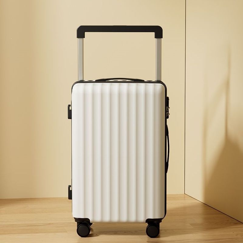 Wide-handle suitcase, multi-functional, large-capacity travel suitcase, student suitcase, sturdy and durable, with a combination lock
