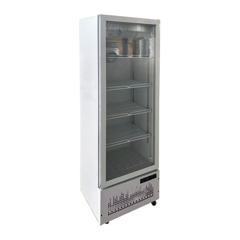 Gabinete de exhibición refrigerado por aire, gabinete de cerveza, gabinete de bebidas, almacenamiento de alimentos frescos, refrigerador vertical comercial, refrigeración por aire libre de heladas