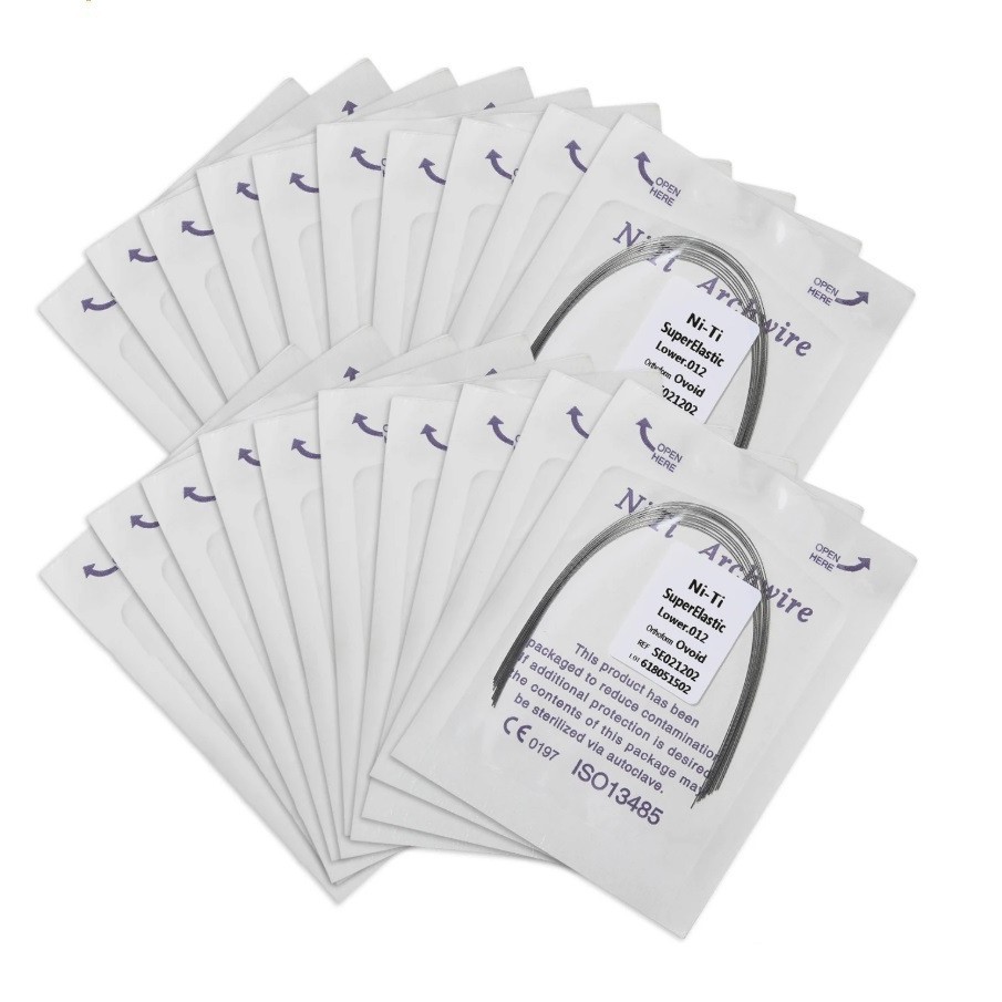 齿科正畸矫正丝镍钛合金矫形丝牙齿丝卵圆圆丝口腔牙科牙齿矫正