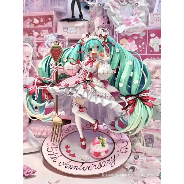 Randomly distributed 1-2 Hatsune Miku figures from nine types in the picture - color box