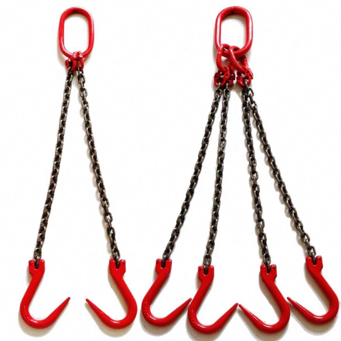 起重链条吊索具钢管钩大开口单双勾吊钩吊具挂钩吊车专用吊装吊链