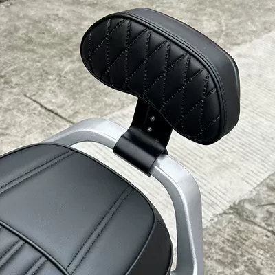 Mechanic Matte Backrest, Electric car rear backrest - mechanic-grid-backrest-matte-black-s