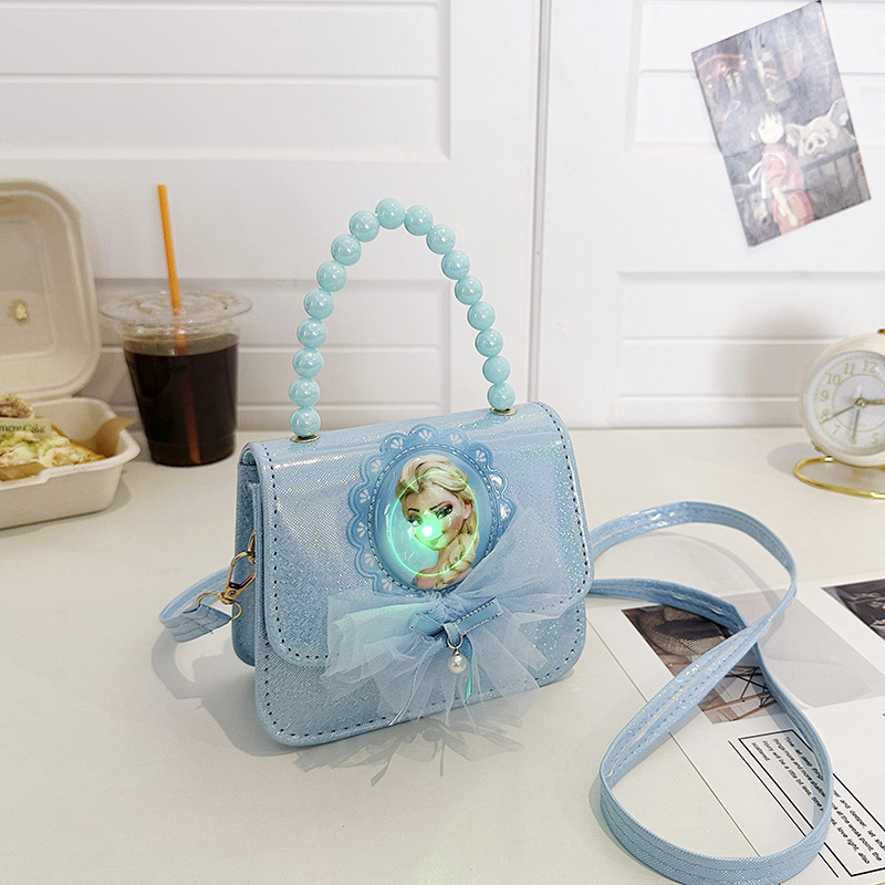 Bolsos de mochila para niños, princesa Aisha, bolsos de hombro de moda para niñas, bolsos de perlas para niñas.