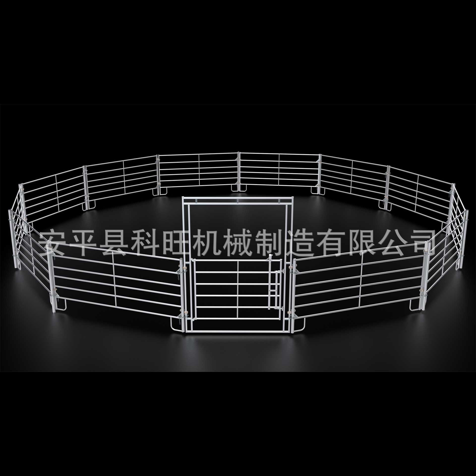 Valla de cría de animales de exportación Valla de aislamiento de cría Valla de ganado vacuno, ovino y caballo de hipódromo móvil