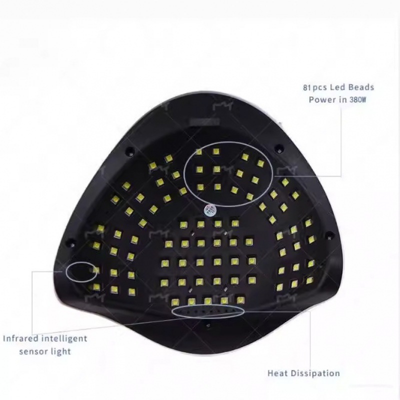 Lámpara de terapia de luz X25 81 lámpara de granil de alta potencia UV doble fuente de luz no negra máquina de manicuras transfronteriza al por mayor