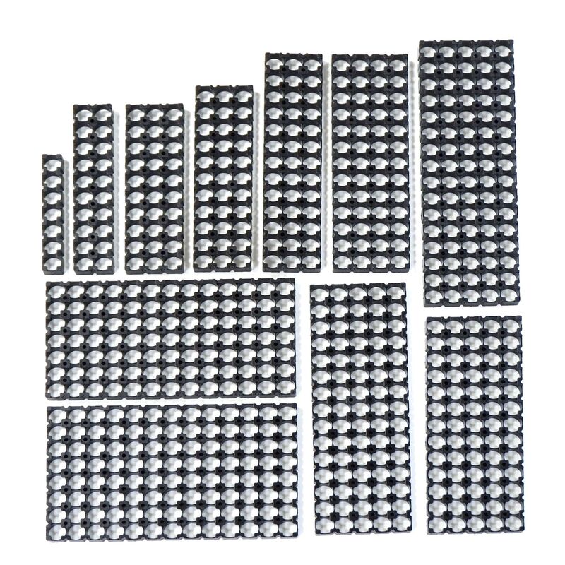 Cross-Border Hot-Selling 18650 Battery Holder with 19-Cell Cylindrical Lithium Battery Bracket Assembly, Fixed Cell Fire-Retardant Bracket Cross-Border Hot-Selling 18650 Battery Holder with 19-Cell Cylindrical Lithium Battery Bracket Assembly, Fixed Cell Fire-Retardant Bracket